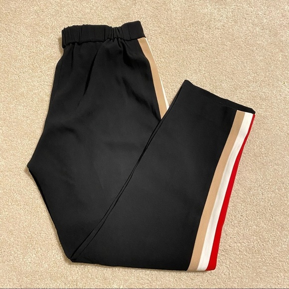 Babaton Black and Red Ankle Pants - Picture 4 of 10
